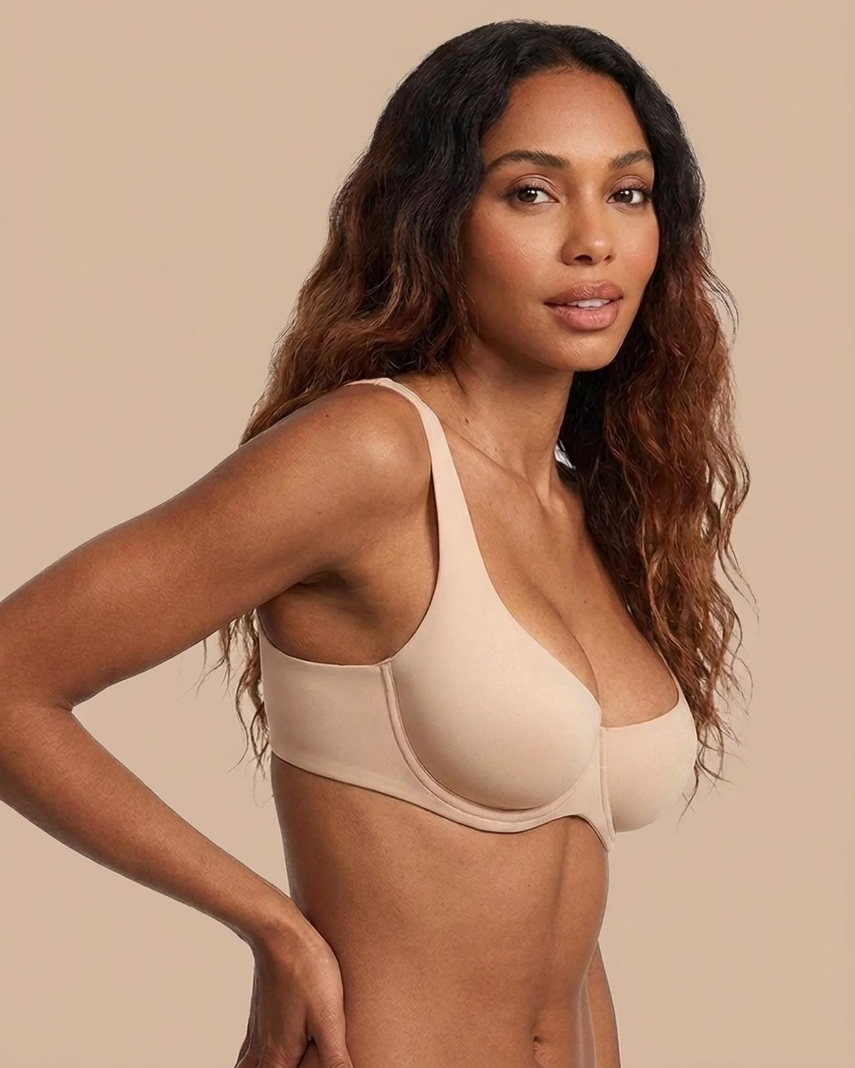 Seamless Unlined Balconette Bra