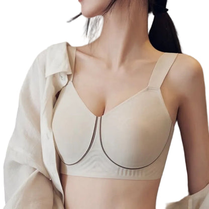 Front Button Wireless Bras